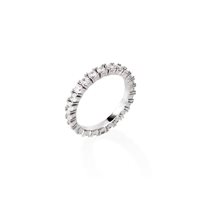 Ring Amen Woman Lady in Silver Zircone RBB-14 - RBB-14